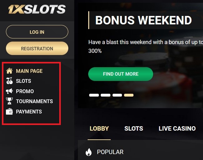 1xslots bonus